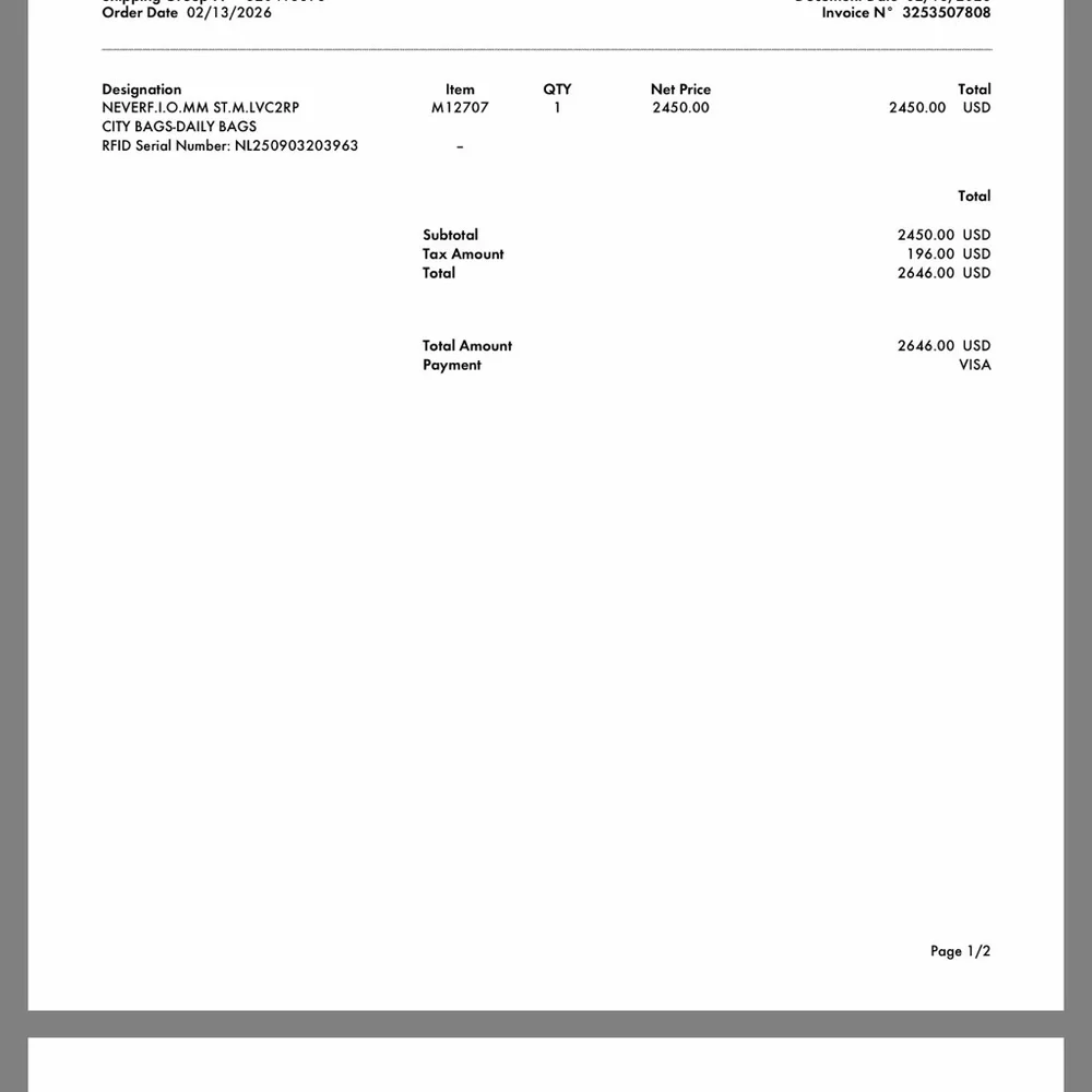 Louis Vuitton Neverfull MM in Pondicherry Pink - Picture 2 of 2